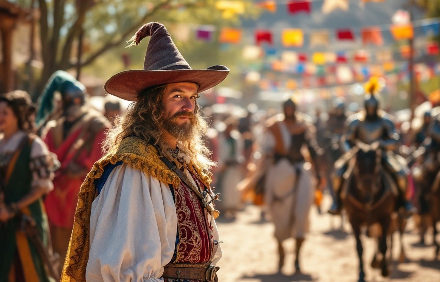 Costumed performers at the Arizona Renaissance Festival